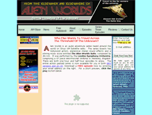 Tablet Screenshot of alienworlds.com